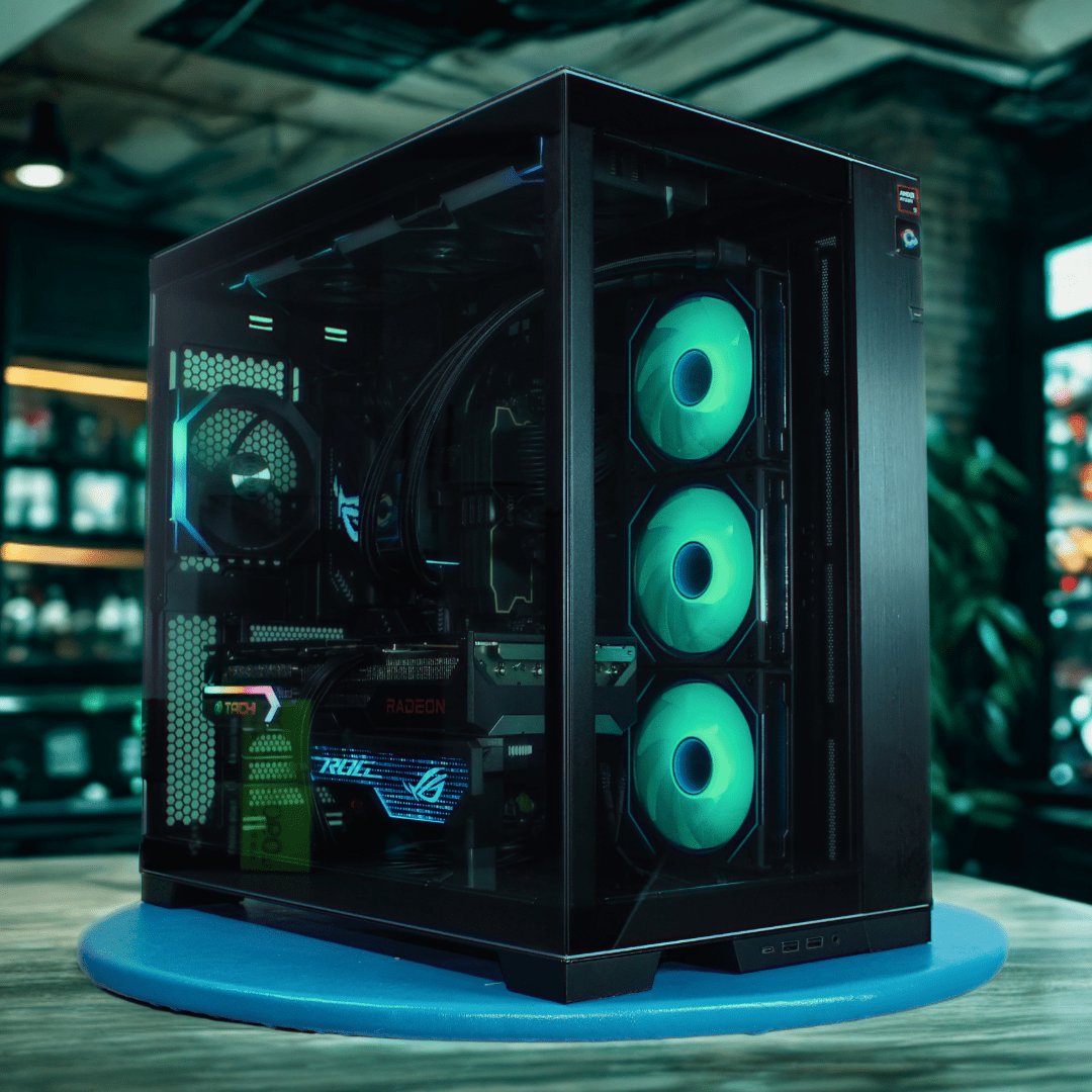 CC Showcase workstation with a Ryzen 9 9950X and 64GB of memory